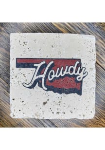 Oklahoma Howdy Coaster - Brown