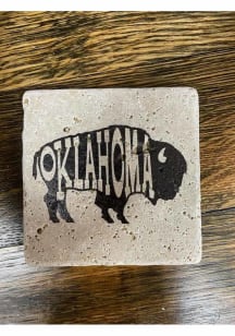 Oklahoma Buffalo Coaster - Brown