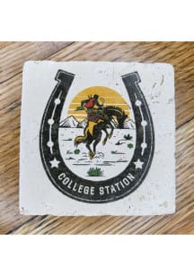 College Station Cowboy Coaster - Yellow