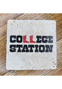 College Station Boots Coaster - Black