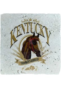 Kentucky Derby Thoroughbred Coaster - Brown
