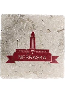 Nebraska State Capital Coaster - Red