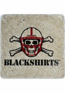 Nebraska Cornhuskers Logo 4x4 Coaster - Red