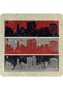 Columbus Skyline Coaster - Red
