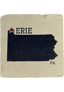 Erie PA in State Coaster - Blue