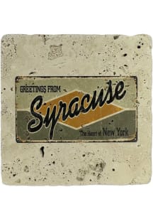 Syracuse Greetings Tag Coaster - Green
