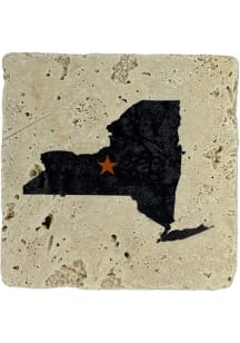 Syracuse State With Orange Star Coaster - Blue