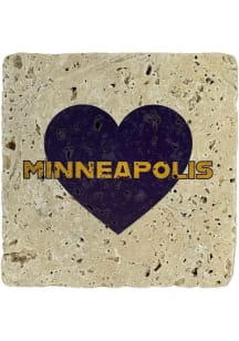Minneapolis Purple Heart Coaster - Purple