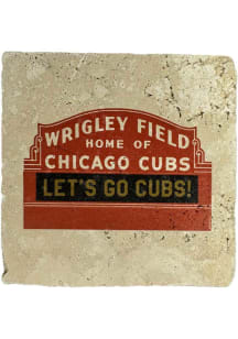 Wrigleyville Go Cubs Sign Coaster - Red