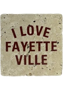 Fayetteville I Love Coaster - Blue
