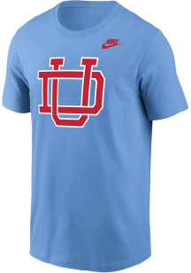 Nike Dayton Flyers Light Blue Drifit Legend Vault Logo Short Sleeve T Shirt