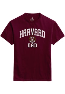 Harvard Crimson Maroon Dad Short Sleeve T Shirt