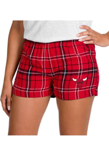 Concepts Sport Chicago Bulls Womens Black Ultimate Flannel Shorts