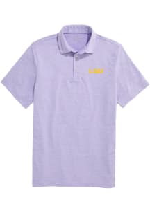 Vineyard Vines LSU Tigers Mens Purple St. Jean Short Sleeve Fashion Polo