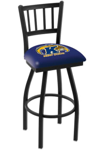 Kent State Golden Flashes Swivel Counter Pub Stool - Black