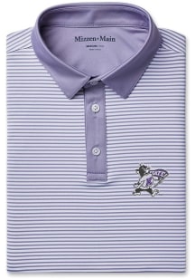 Mizzen+Main K-State Wildcats Mens Purple Versa Short Sleeve Fashion Polo
