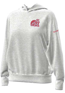 Under Armour Maryland Terrapins Womens Grey Icon Fleece Hooded Sweatshirt