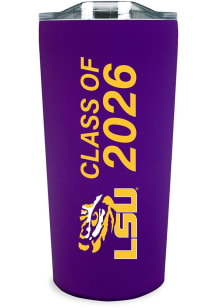 LSU Tigers 18oz Class of 2026 Soft Touch Stainless Steel Tumbler - Purple