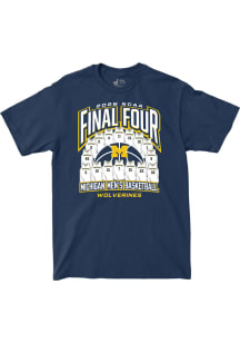 Michigan Wolverines Navy Blue 2026 Men's Basketball Final Four Bound Player Jerseys Short Sleeve F..