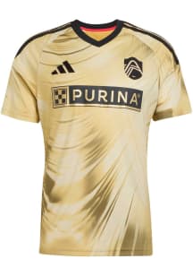 St Louis City SC Mens Adidas Replica Soccer Tina Turner Away Jersey - Gold