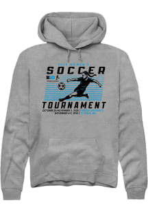 Summit Sportswear Big Ten Mens Graphite 2025 Women's Soccer Tournament Long Sleeve Hoodie