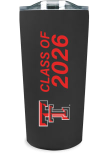 Texas Tech Red Raiders 18oz Class of 2026 Soft Touch Stainless Steel Tumbler - Black