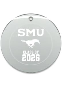 SMU Mustangs Class of 2026 Round Ornament - White