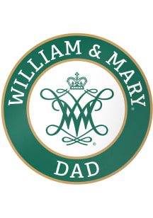 William & Mary Tribe 3 Inch Dad Auto Decal - Green