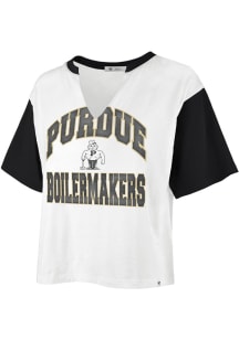 47 Purdue Boilermakers Womens Natural Dolly Short Sleeve T-Shirt