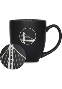 Golden State Warriors Primary Bistro Ceramic Mug - Black