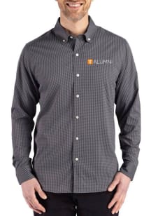 Cutter and Buck Tennessee Volunteers Mens Black Alumni Skyline Long Sleeve Dress Shirt