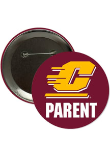 Central Michigan Chippewas 3" Parent Button - Maroon