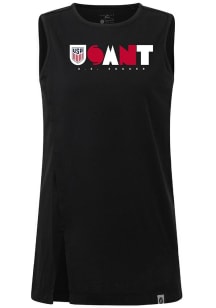 Levelwear USMNT Womens Black Influx Full On Tank Top