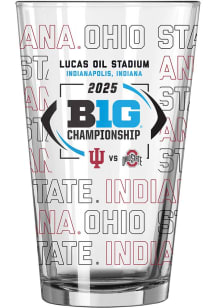 Big Ten 2025 Football Championship Dueling Matchup 16oz Pint Glass - Clear
