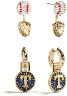 Texas Rangers Set 2 Womens Earrings