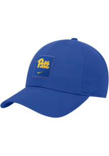 Nike Pitt Panthers Sideline Unstructured Club Cap Adjustable Hat - Blue