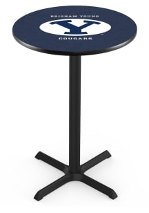 BYU Cougars Cross Base Pub Table