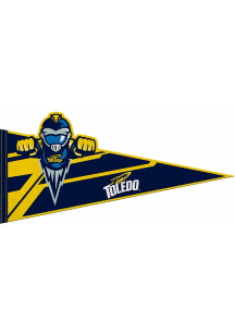 Toledo Rockets Extended Logo Pennant - Navy Blue