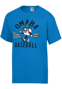 Gear For Sports Omaha Storm Chasers Blue Baseball Short Sleeve T Shirt