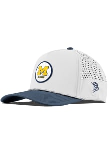Branded Bills Michigan Wolverines Curved 5 Panel Rope Adjustable Hat - White