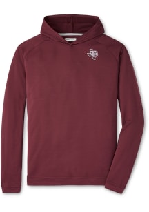 Peter Millar Texas A&M Aggies Mens Maroon Pine Long Sleeve Hoodie