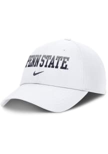 Nike Penn State Nittany Lions Campus Structured Club Cap Adjustable Hat - White