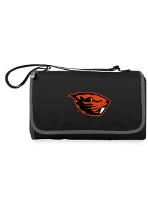 Oregon State Beavers Outdoor Picnic Fleece Blanket - Black