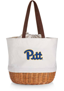 Pitt Panthers Beige Coronado Basket Tote