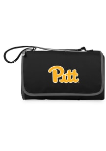 Pitt Panthers Outdoor Picnic Fleece Blanket - Black