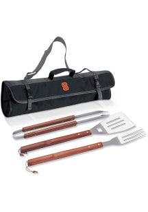 Syracuse Orange 3 Piece Tote BBQ Tool Set