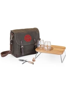 USC Trojans Picnic Table and Wine Drink Set