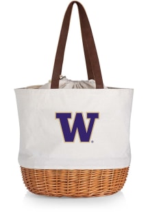 Washington Huskies Beige Coronado Basket Tote