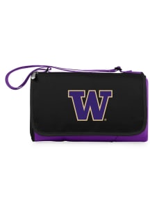 Washington Huskies Outdoor Picnic Fleece Blanket - Purple