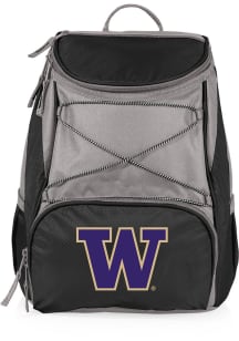 Picnic Time Washington Huskies Black PTX Cooler Backpack